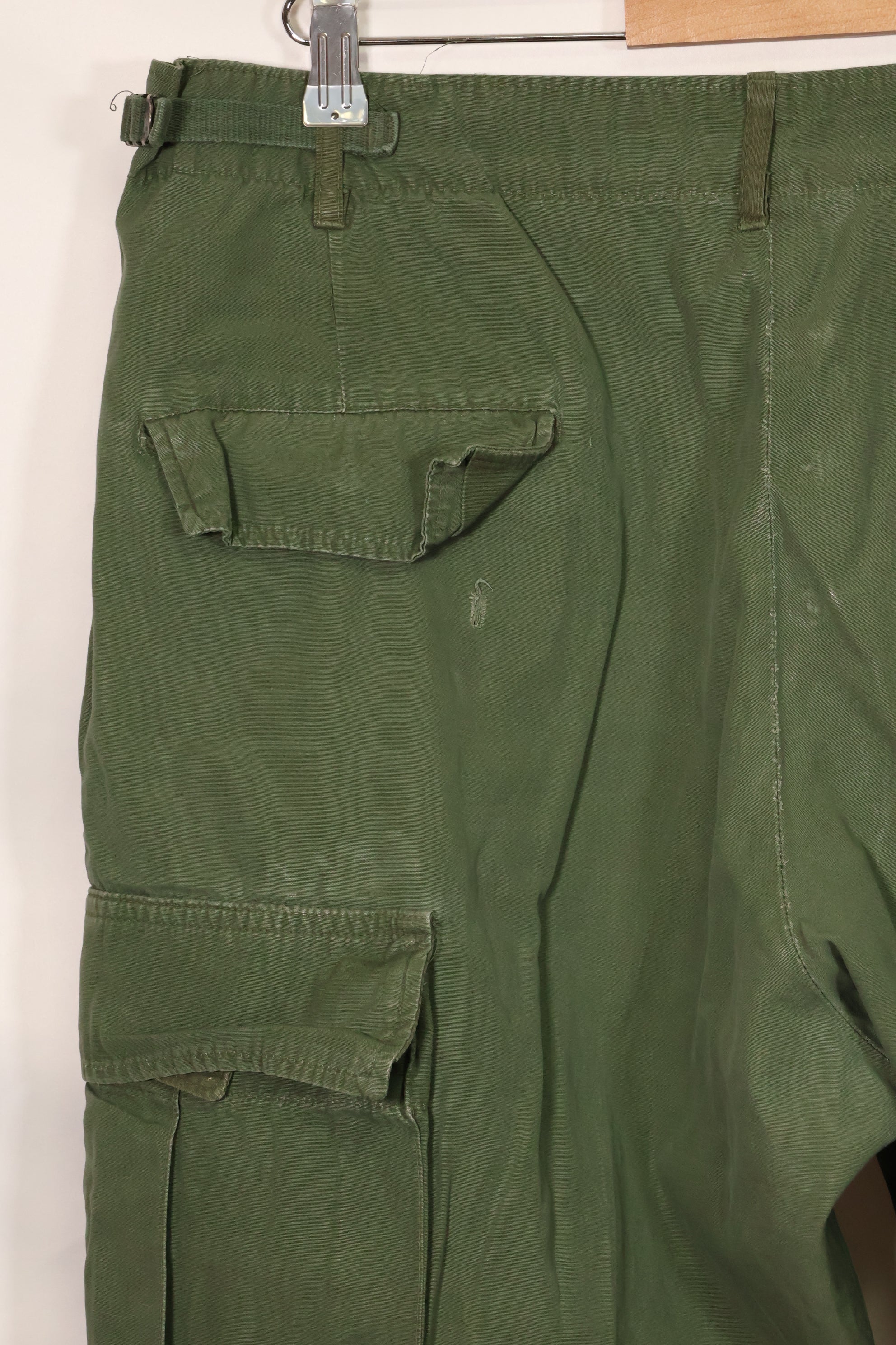 1967年契約　3rd Model ノンリップストップ　ジャングルファティーグ　パンツ　L-S　補修あり　中古品 B