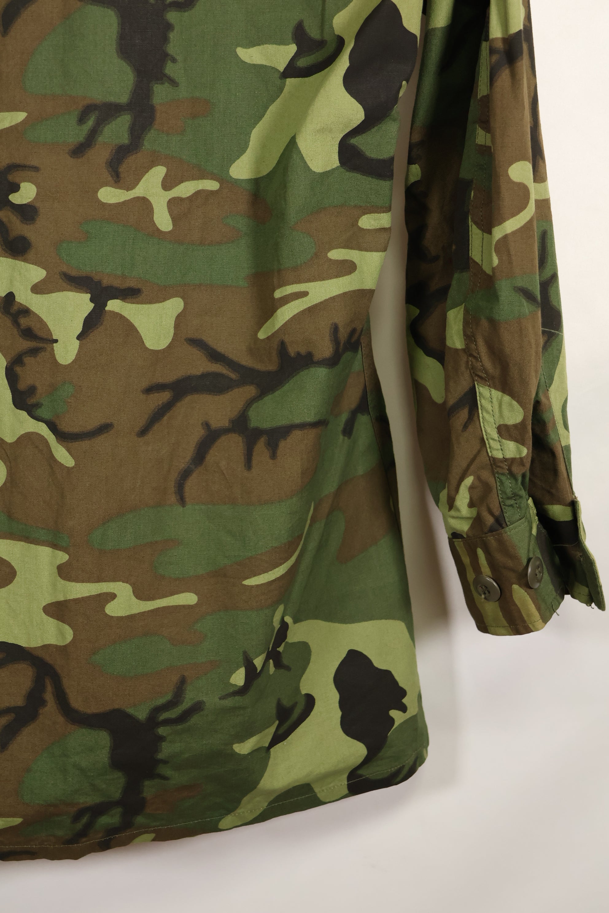 1966〜67年頃　デッドストック　S-L　ノンリップストップ　初期プリント　ERDL　ファティーグジャケット