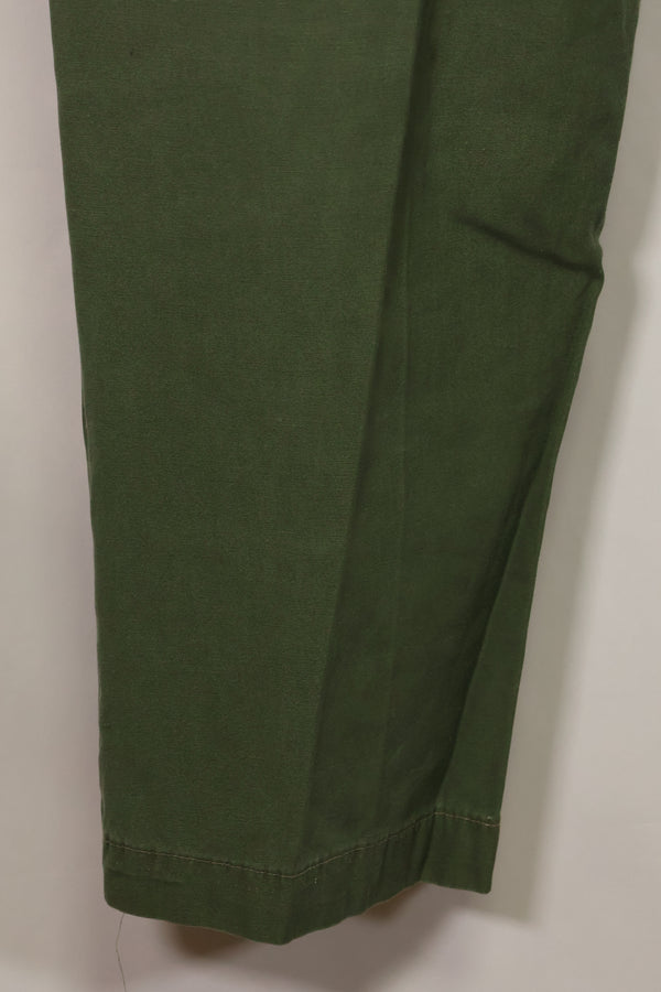 1967年契約　3rd Model ノンリップストップ　ジャングルファティーグ　パンツ　L-S　補修あり　中古品 B