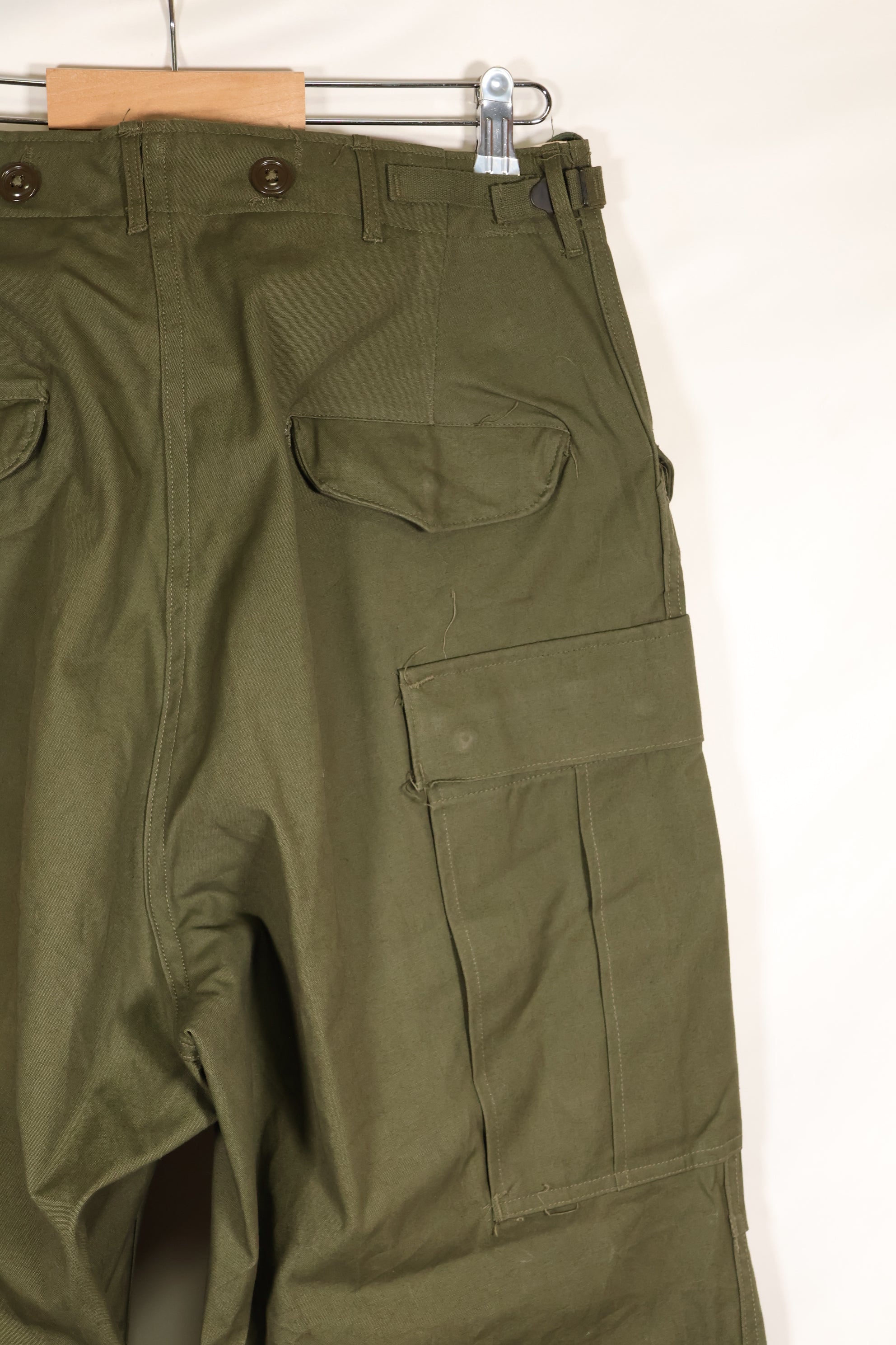 1951 Contract, S-R, U.S. Army, M51 Field Pants, Virtually Unused, Some Stains and Dirt