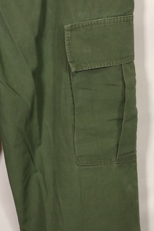 1967年契約　3rd Model ノンリップストップ　ジャングルファティーグ　パンツ　L-S　補修あり　中古品 B
