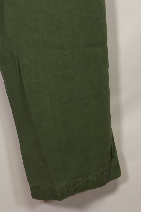 1967年契約　3rd Model ノンリップストップ　ジャングルファティーグ　パンツ　L-S　補修あり　中古品 B