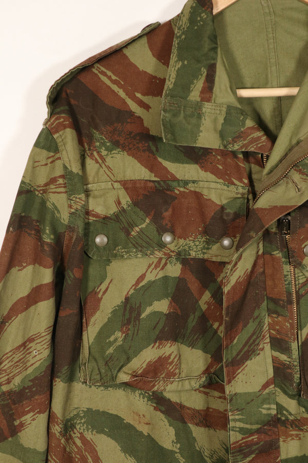 正品 1950 年代法国陆军蜥蜴迷彩 TAP 47/54 空降兵夹克，近乎全新