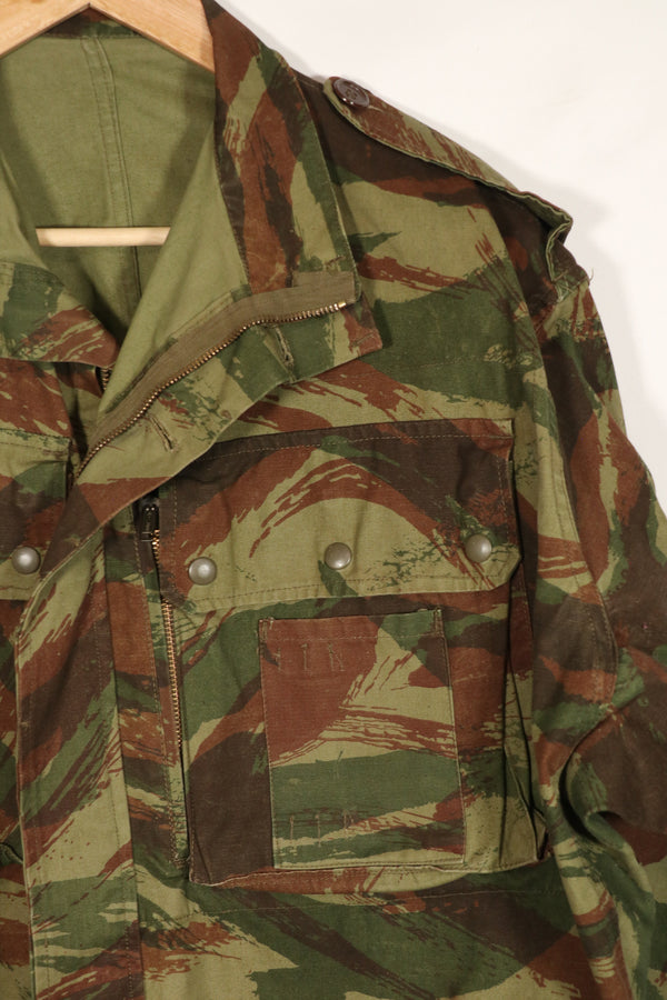 正品 1950 年代法国陆军蜥蜴迷彩 TAP 47/54 空降兵夹克，近乎全新