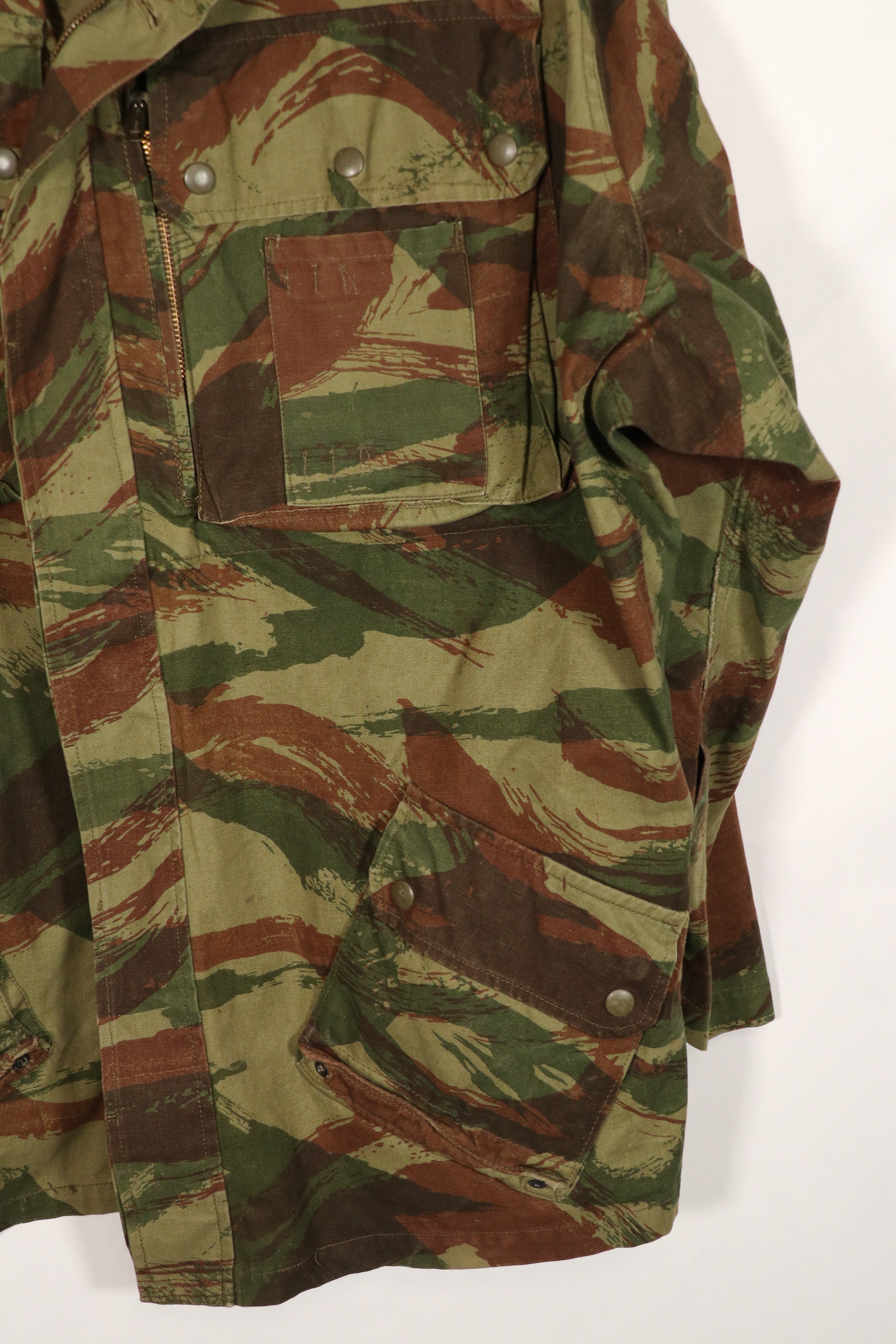 正品 1950 年代法国陆军蜥蜴迷彩 TAP 47/54 空降兵夹克，近乎全新