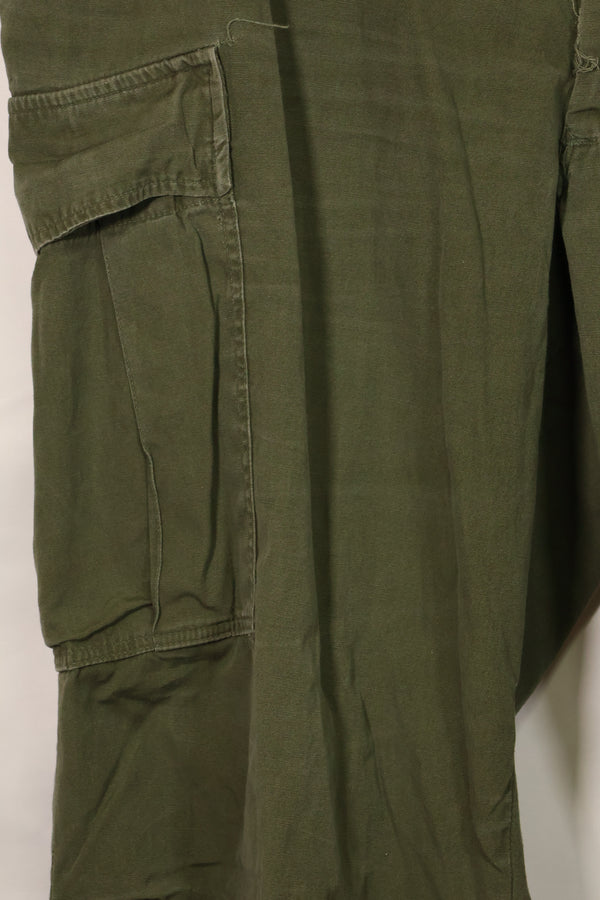 1967年合同第三款非防撕裂丛林作战裤，尺码标签已无法辨认，二手