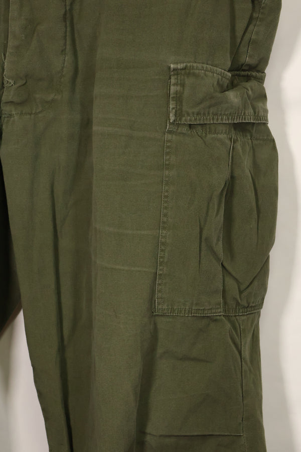 1967年合同第三款非防撕裂丛林作战裤，尺码标签已无法辨认，二手