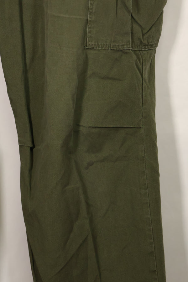 1967年合同第三款非防撕裂丛林作战裤，尺码标签已无法辨认，二手