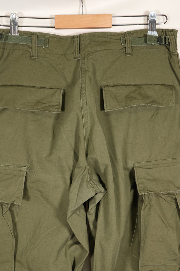 Estimated 1968–69 S-L 4th Model Jungle Fatigue Pants, Used, No Contract Tag