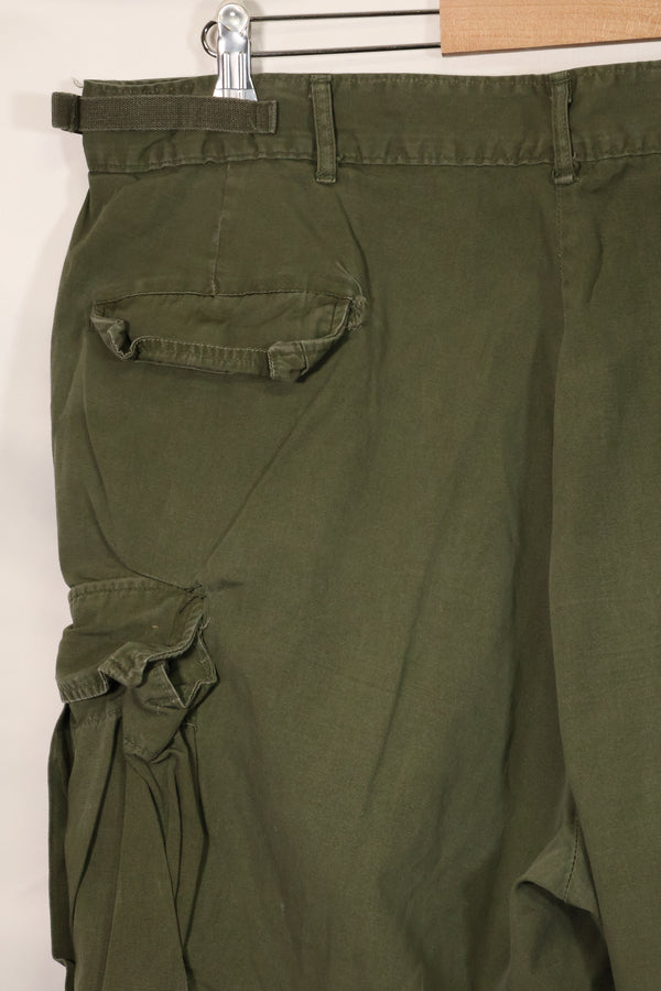 1967年合同第三款非防撕裂丛林作战裤，尺码标签已无法辨认，二手