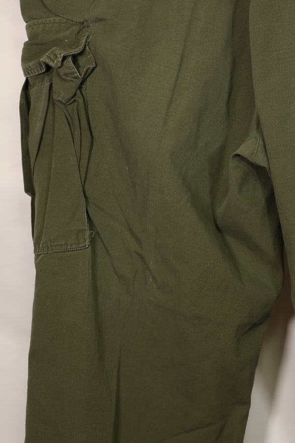 1967年合同第三款非防撕裂丛林作战裤，尺码标签已无法辨认，二手