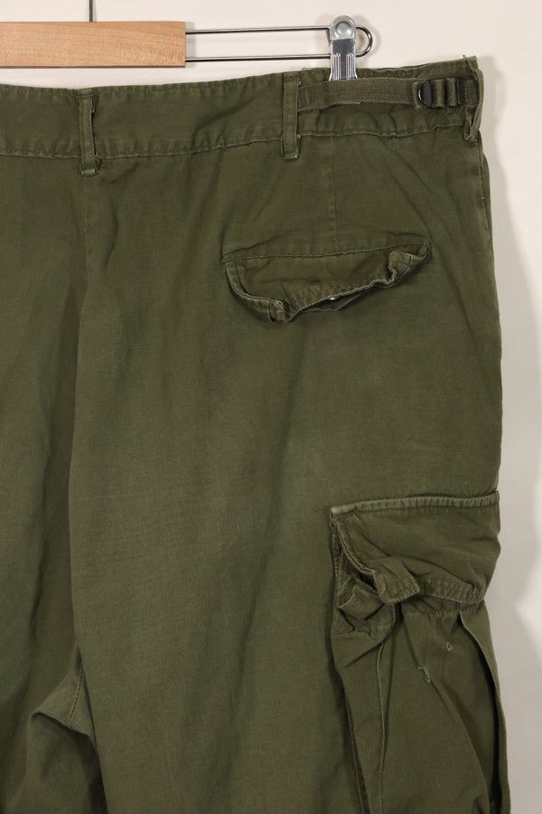 1967年合同第三款非防撕裂丛林作战裤，尺码标签已无法辨认，二手