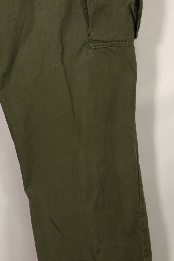 1967年合同第三款非防撕裂丛林作战裤，尺码标签已无法辨认，二手