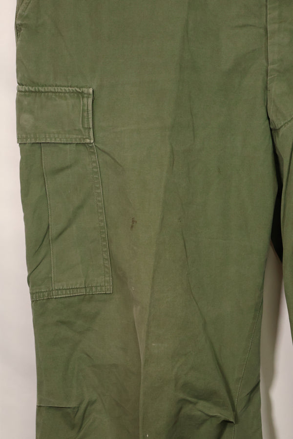 1967年契約　3rd Model ノンリップストップ　ジャングルファティーグ　パンツ　X-L-R　中古品  B