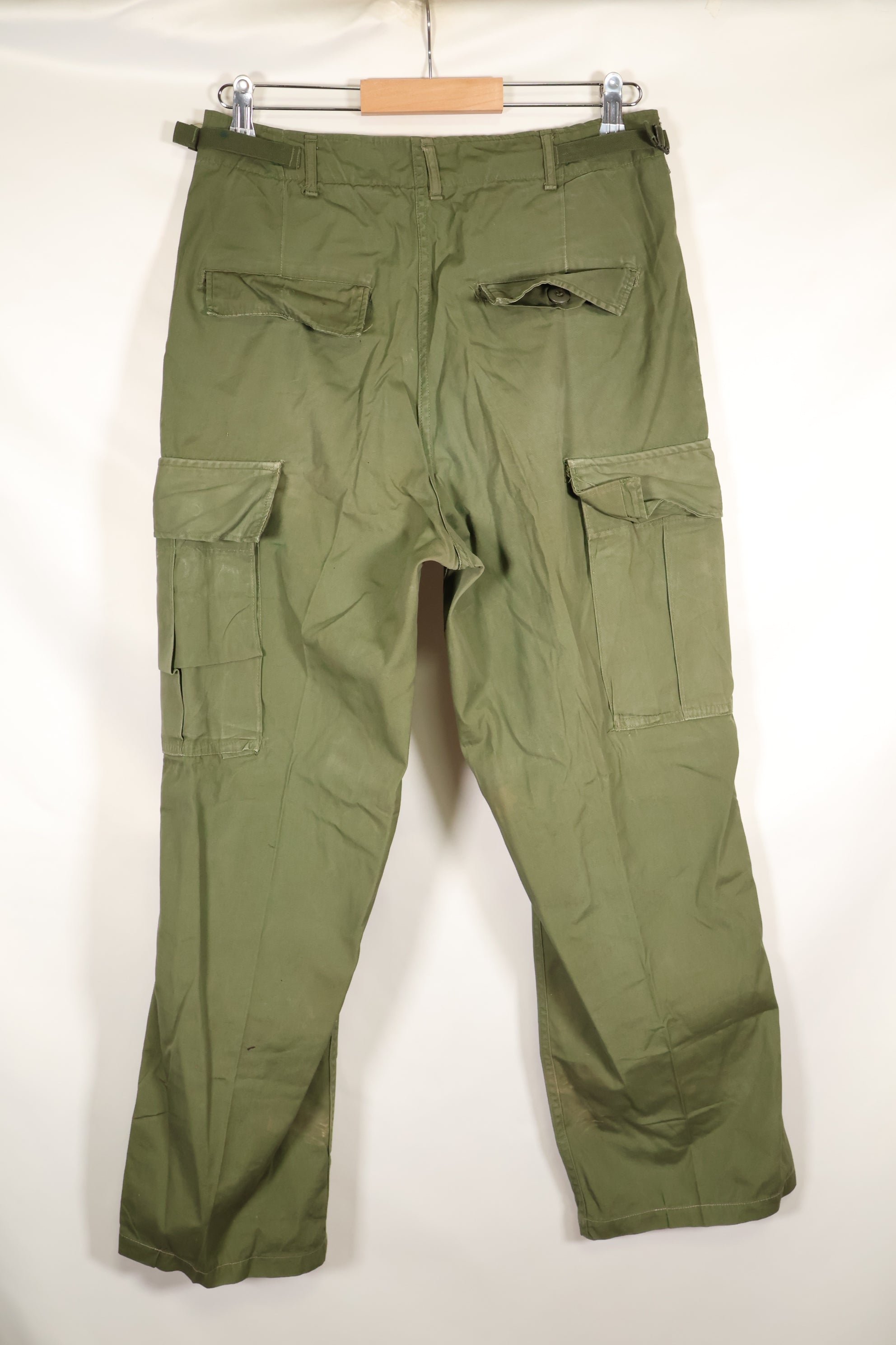 推定 1967年頃　S-L　3rd Model ノンリップストップ ジャングルファティーグ　パンツ　褪色あり　中古品