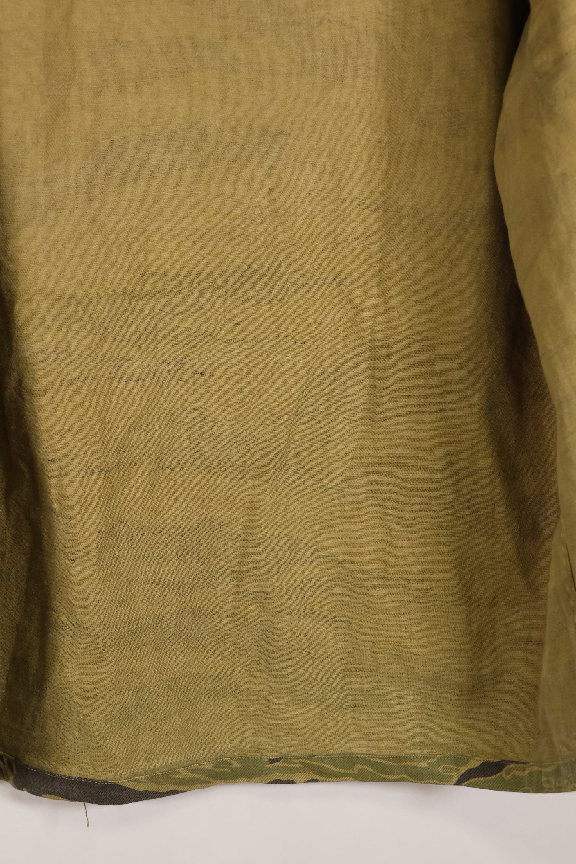 大阪 MASH製　US-M ゴールドタイガーストライプ　USカット　シャツ　中古品　退色あり