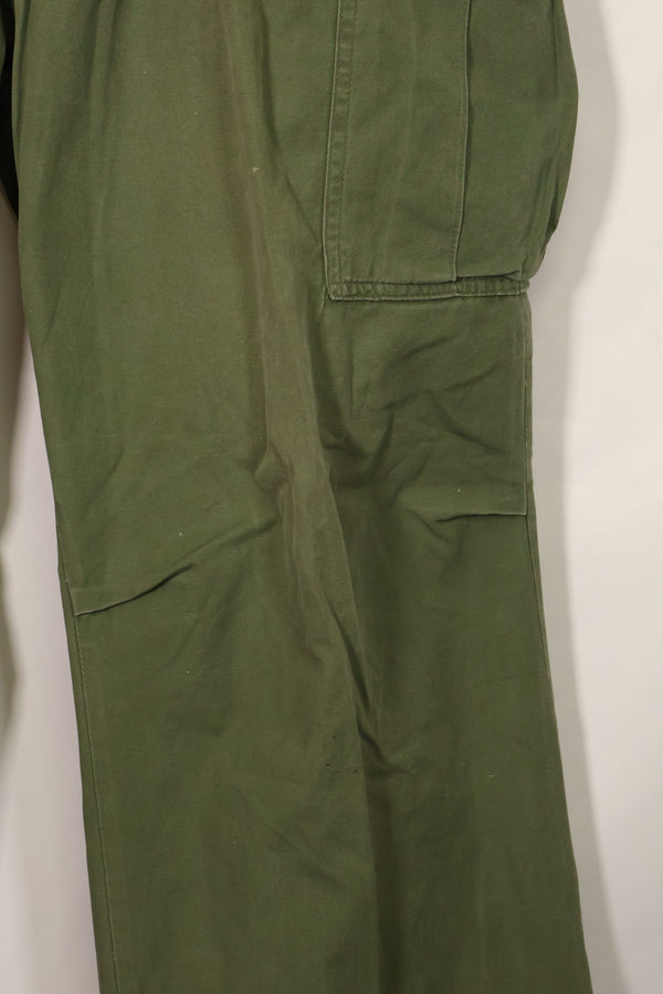 1967年契約　3rd Model ノンリップストップ　ジャングルファティーグ　パンツ　X-L-R　中古品  B