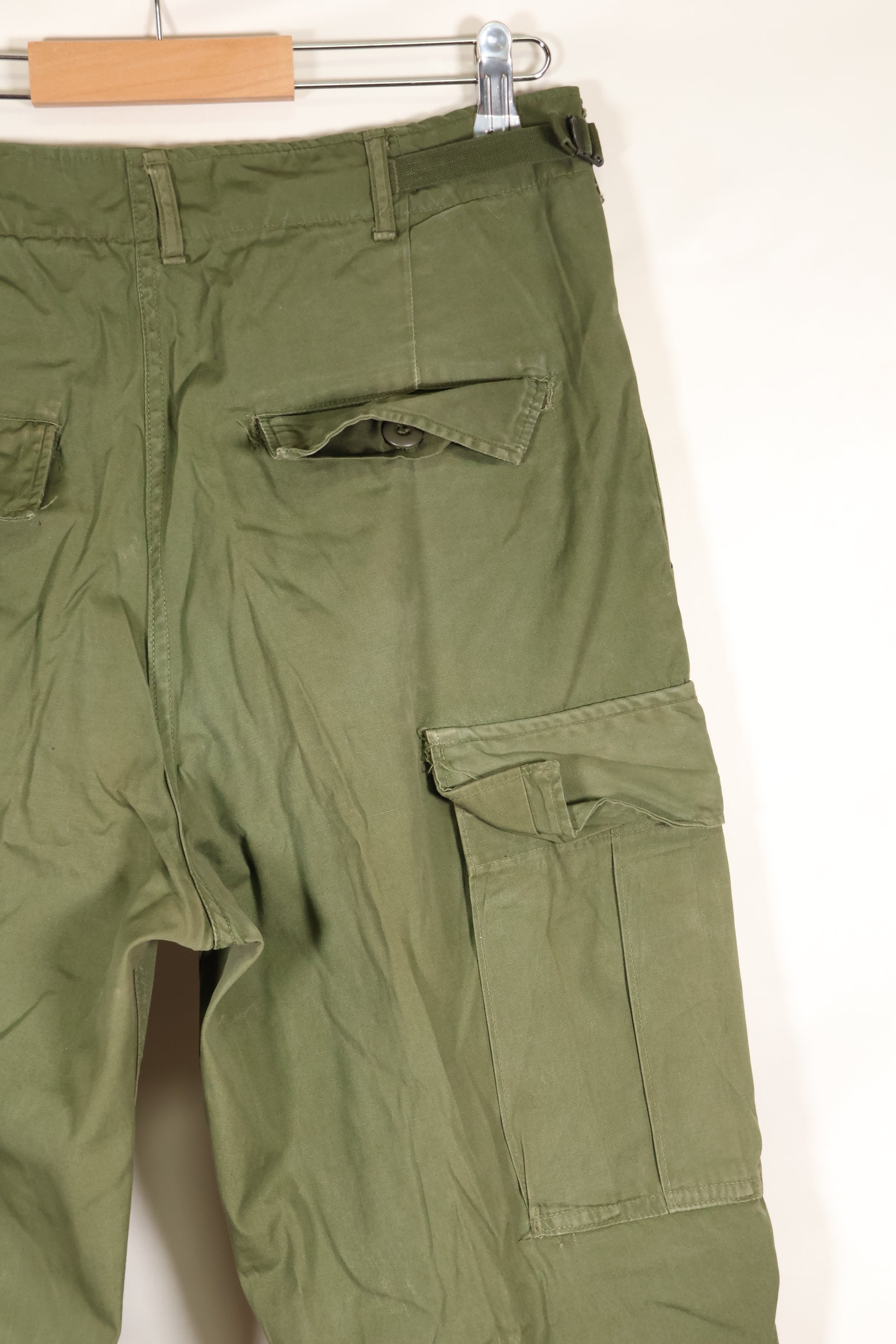 推定 1967年頃　S-L　3rd Model ノンリップストップ ジャングルファティーグ　パンツ　褪色あり　中古品