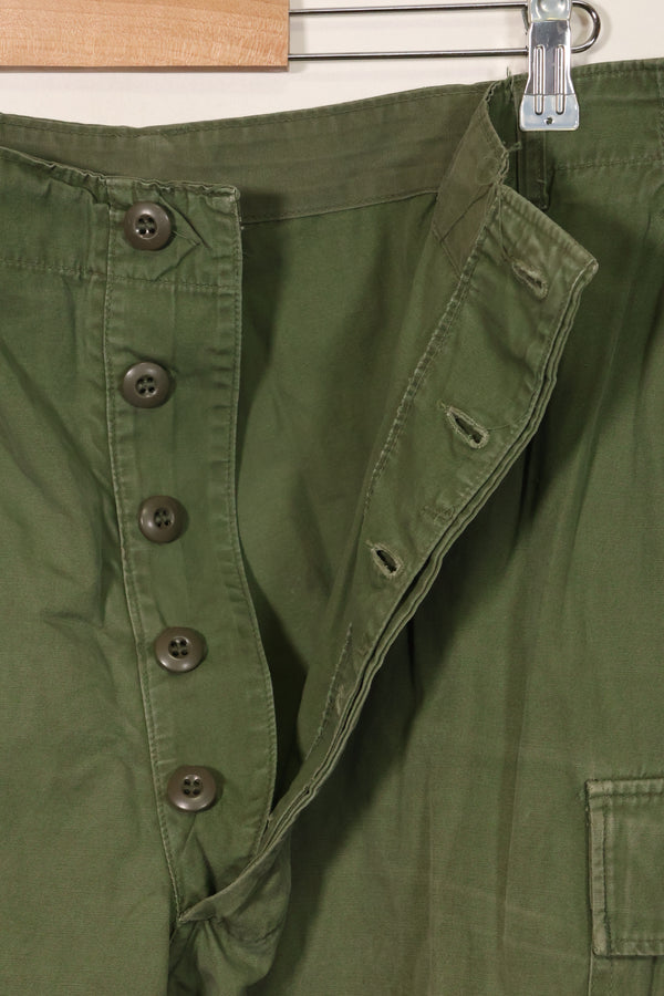 1967年契約　3rd Model ノンリップストップ　ジャングルファティーグ　パンツ　X-L-R　中古品  B