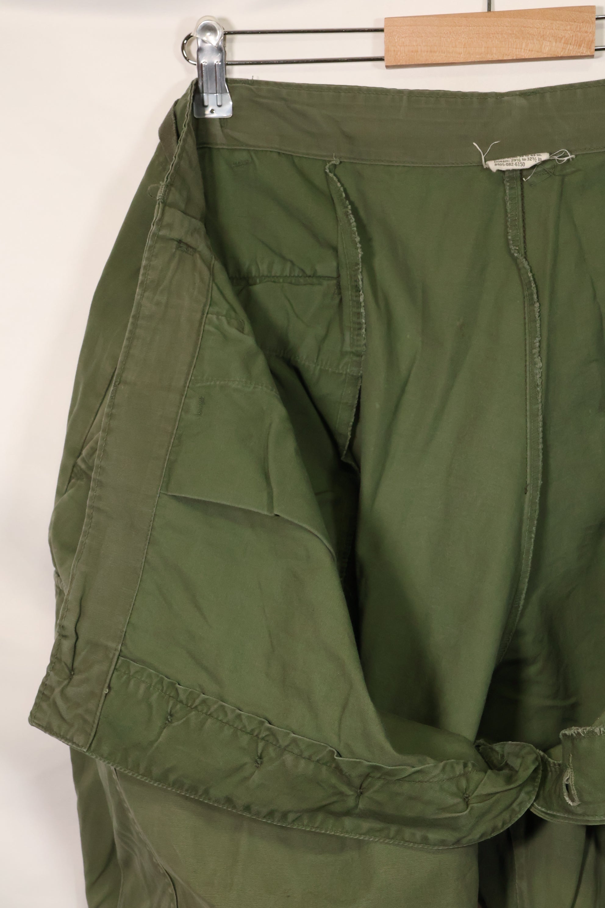 1967年契約　3rd Model ノンリップストップ　ジャングルファティーグ　パンツ　X-L-R　中古品  B