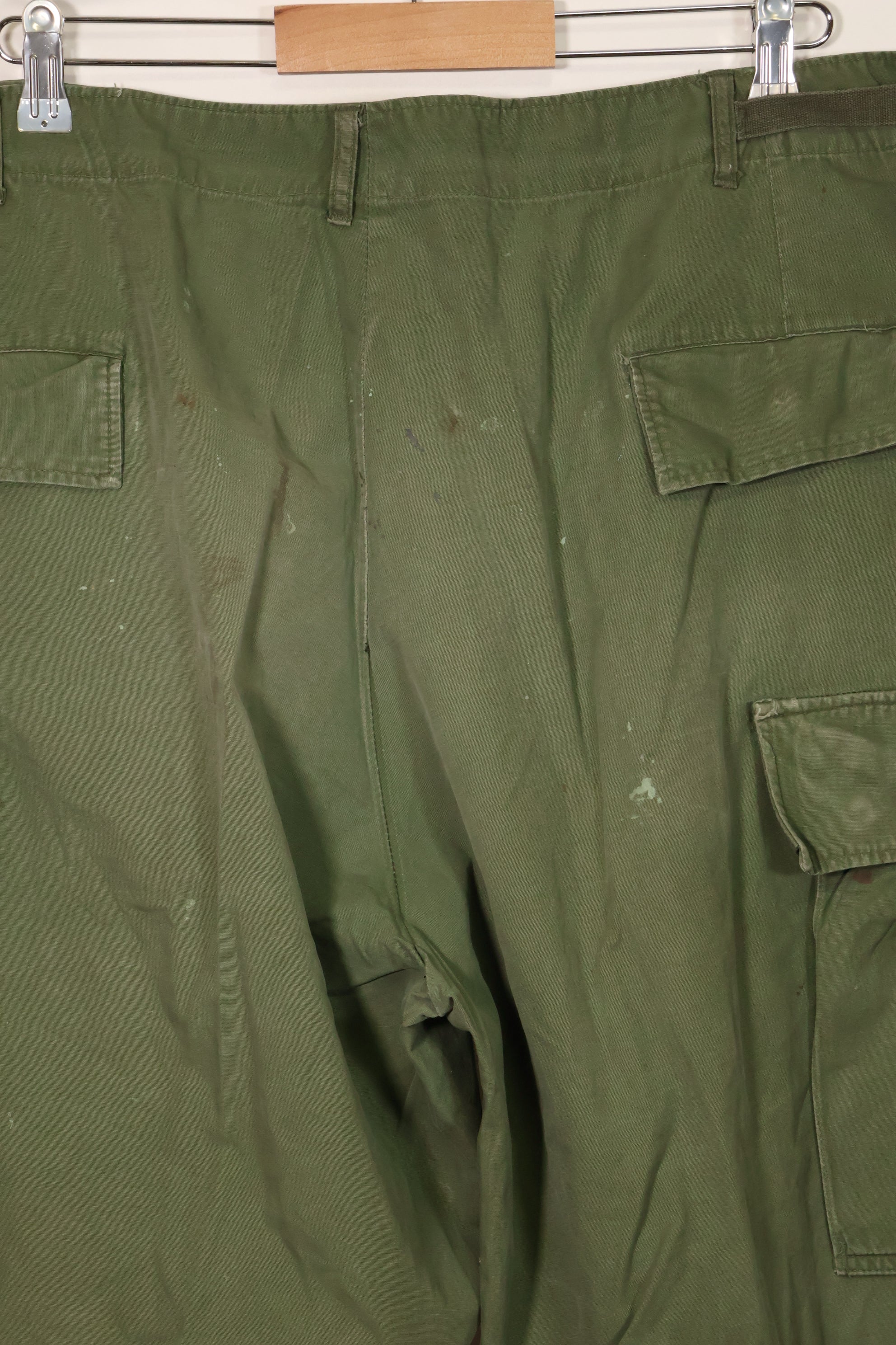 1967年契約　3rd Model ノンリップストップ　ジャングルファティーグ　パンツ　X-L-R　中古品  B