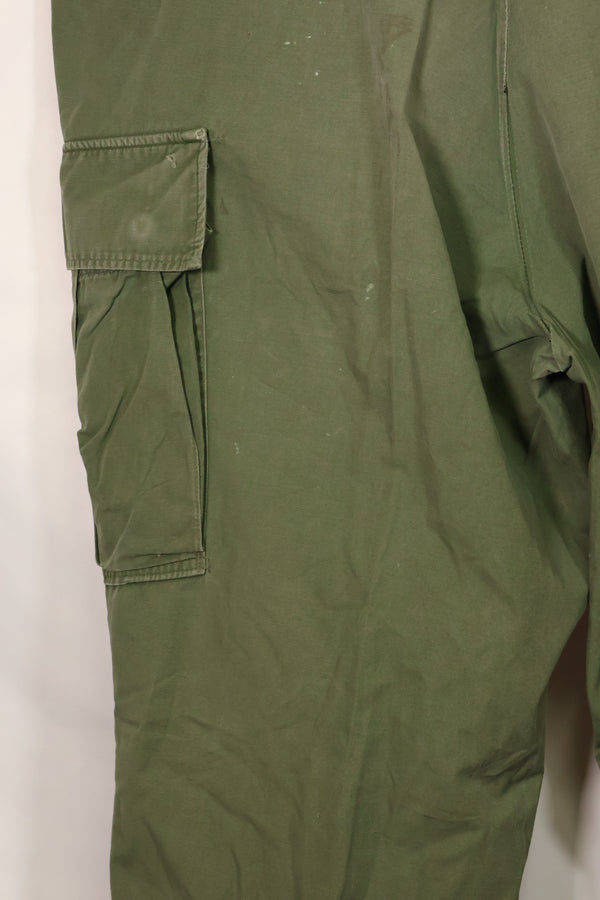 1967年契約　3rd Model ノンリップストップ　ジャングルファティーグ　パンツ　X-L-R　中古品  B