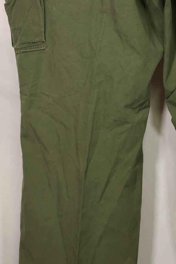 1967年契約　3rd Model ノンリップストップ　ジャングルファティーグ　パンツ　X-L-R　中古品  B