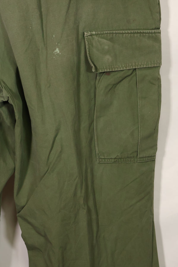 1967年契約　3rd Model ノンリップストップ　ジャングルファティーグ　パンツ　X-L-R　中古品  B