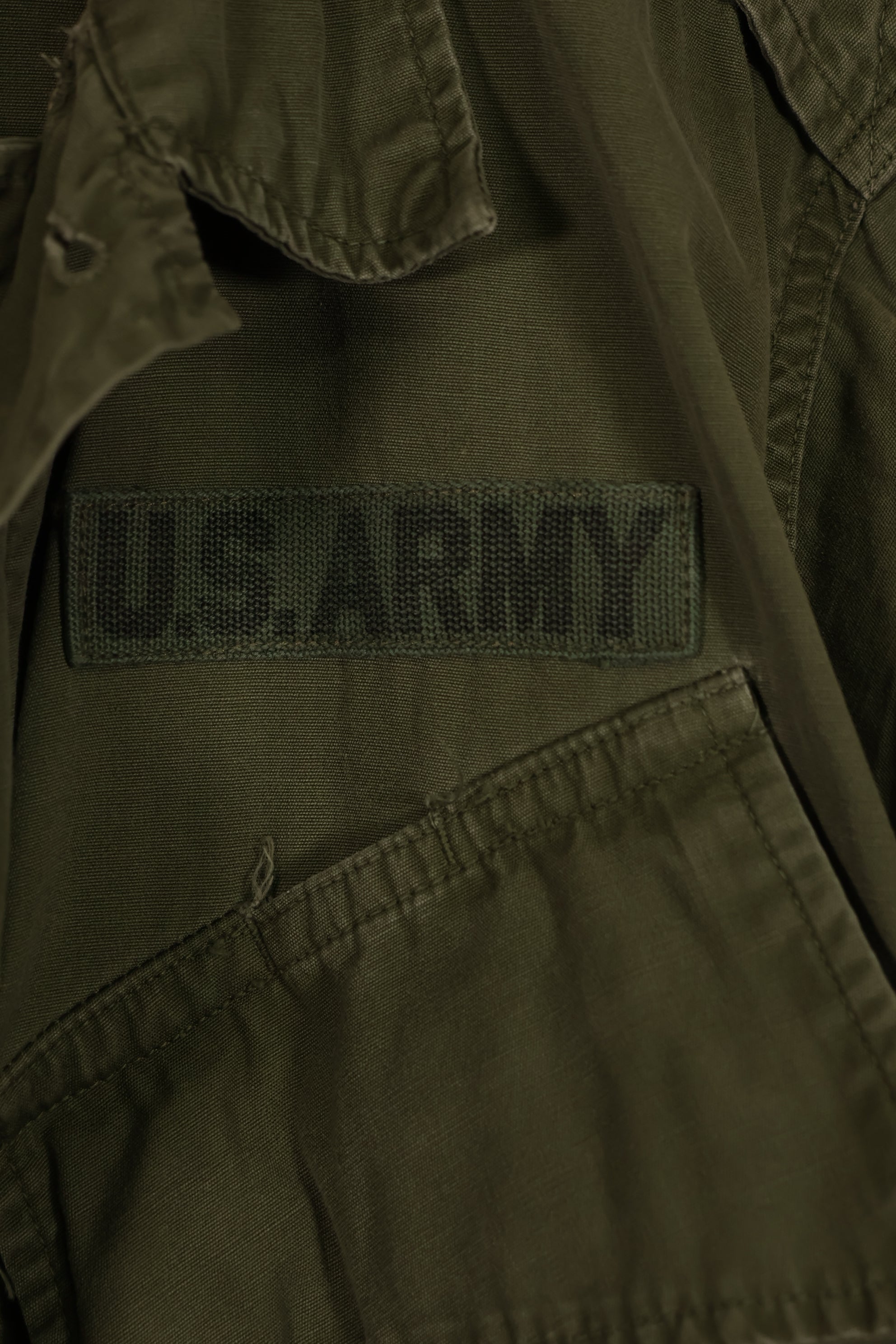 実物　日本製　FEC-39917　2nd Model ジャングルファティーグ ジャケット　第25歩兵師団　パッチ付き　中古品