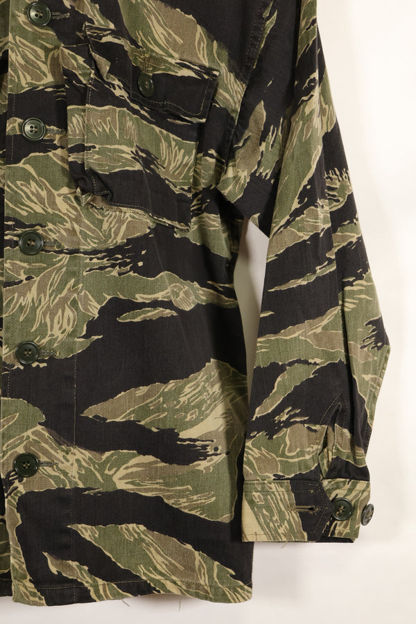 1960年代　A-M　沖縄タイガー　タイガーストライプ　シャツ　Asian Cut　状態良い　中古品