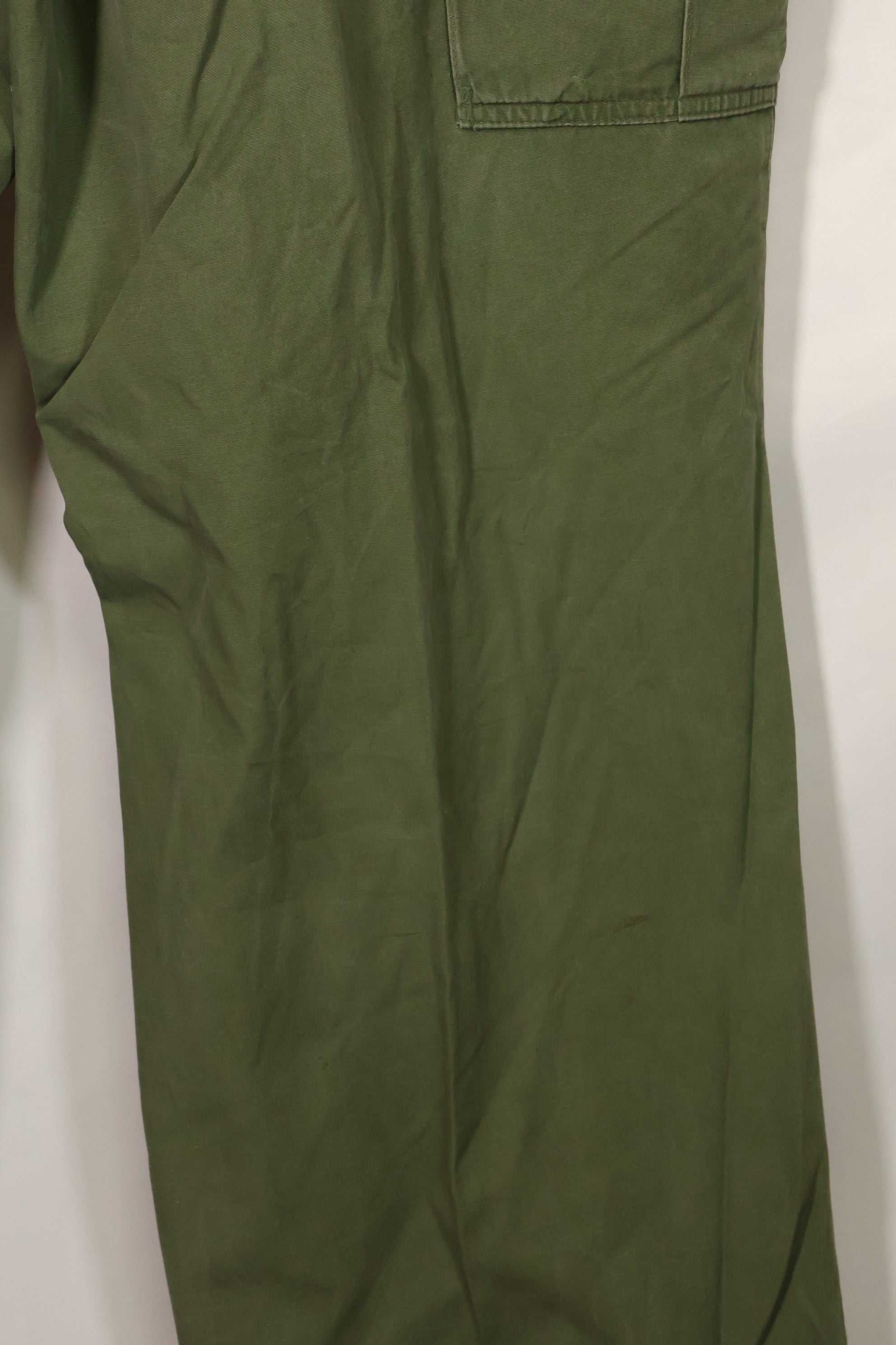 1967年契約　3rd Model ノンリップストップ　ジャングルファティーグ　パンツ　X-L-R　中古品  B