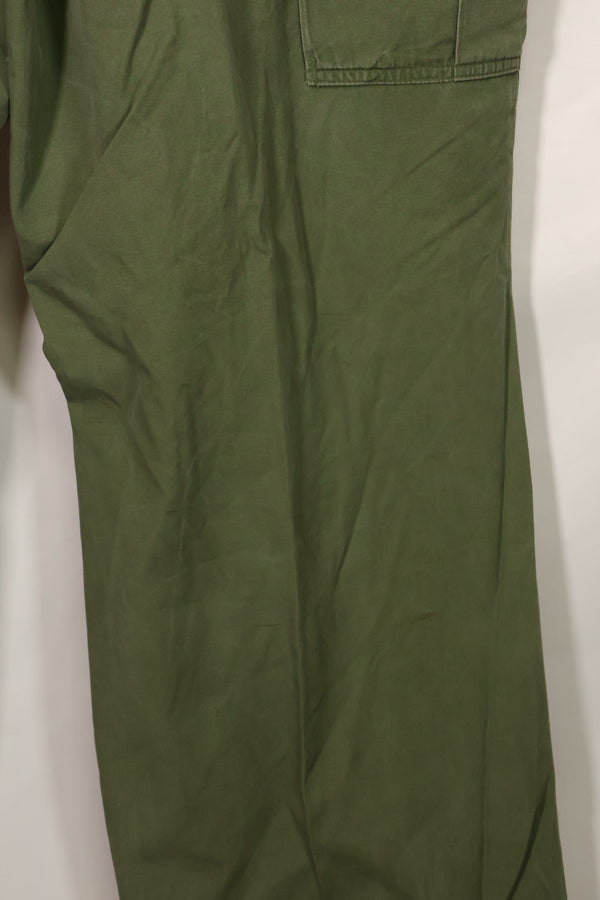 1967年契約　3rd Model ノンリップストップ　ジャングルファティーグ　パンツ　X-L-R　中古品  B