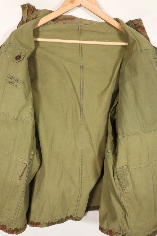 正品 1950 年代法国陆军蜥蜴迷彩 TAP 47/56 空降兵夹克