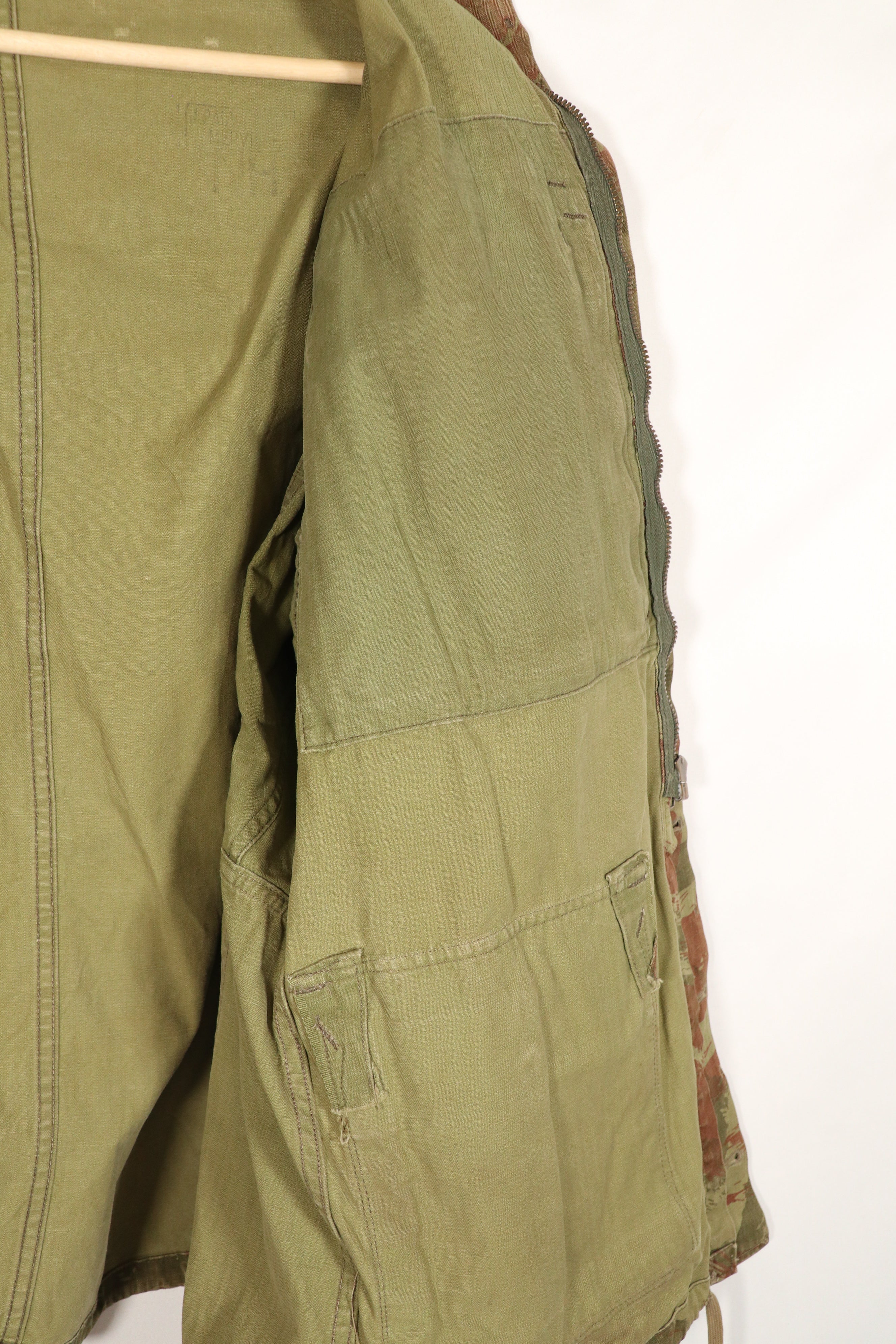 正品 1950 年代法国陆军蜥蜴迷彩 TAP 47/56 空降兵夹克