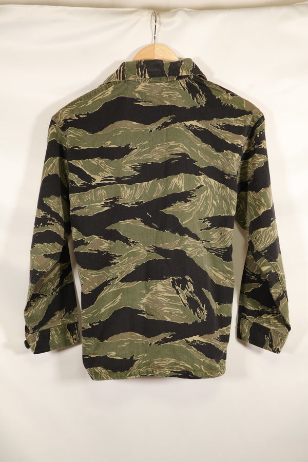 1960年代　A-M　沖縄タイガー　タイガーストライプ　シャツ　Asian Cut　状態良い　中古品