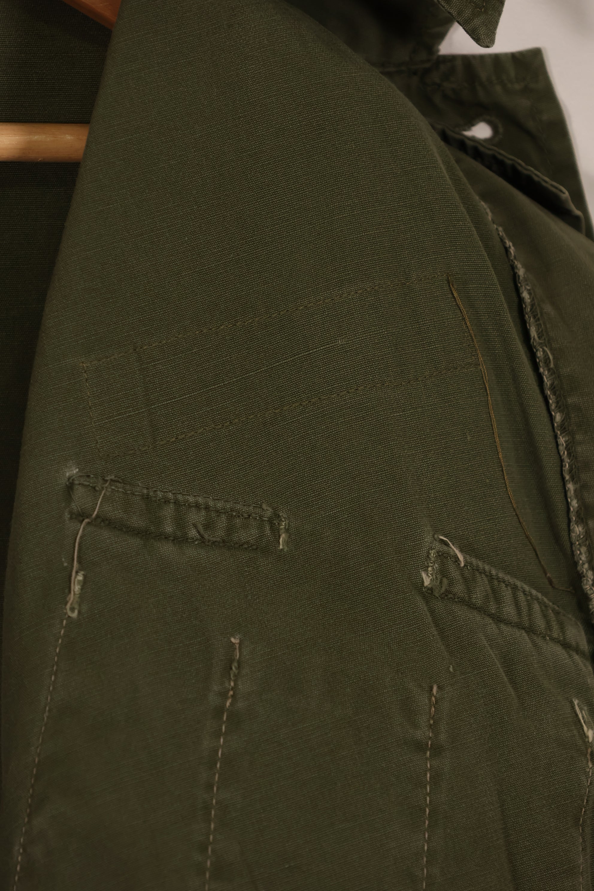 実物　日本製　FEC-39917　2nd Model ジャングルファティーグ ジャケット　第25歩兵師団　パッチ付き　中古品