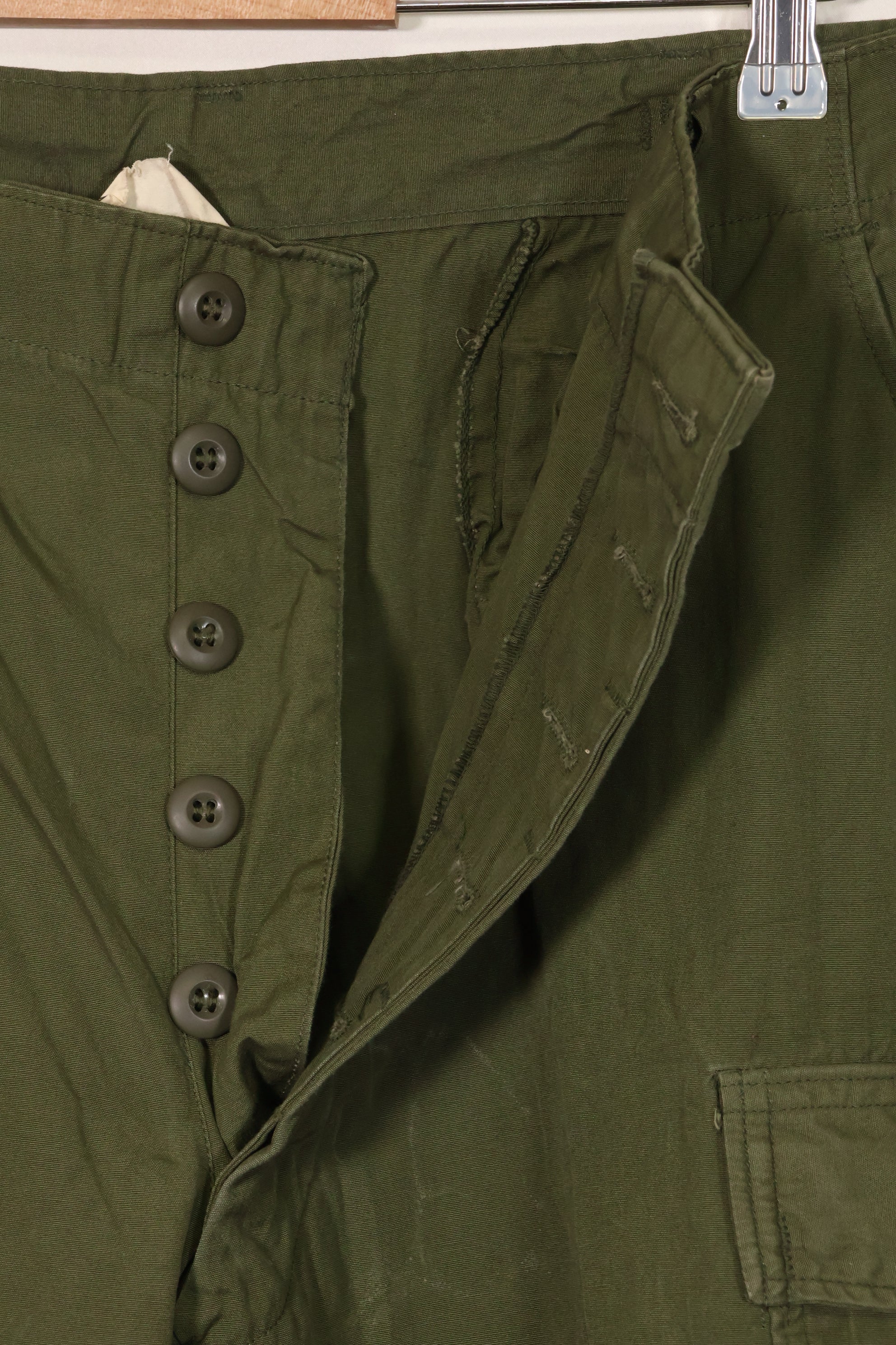 1967年契約　3rd Model ノンリップストップ　ジャングルファティーグ　パンツ　L-L　ほぼ未使用品