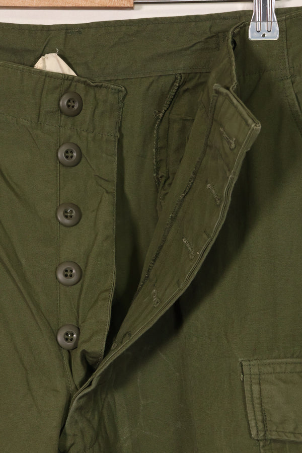 1967年契約　3rd Model ノンリップストップ　ジャングルファティーグ　パンツ　L-L　ほぼ未使用品