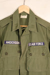 1963 Contract, S-R, U.S. Air Force, Officer, 1st Model Jungle Fatigue Jacket, Modified, Used