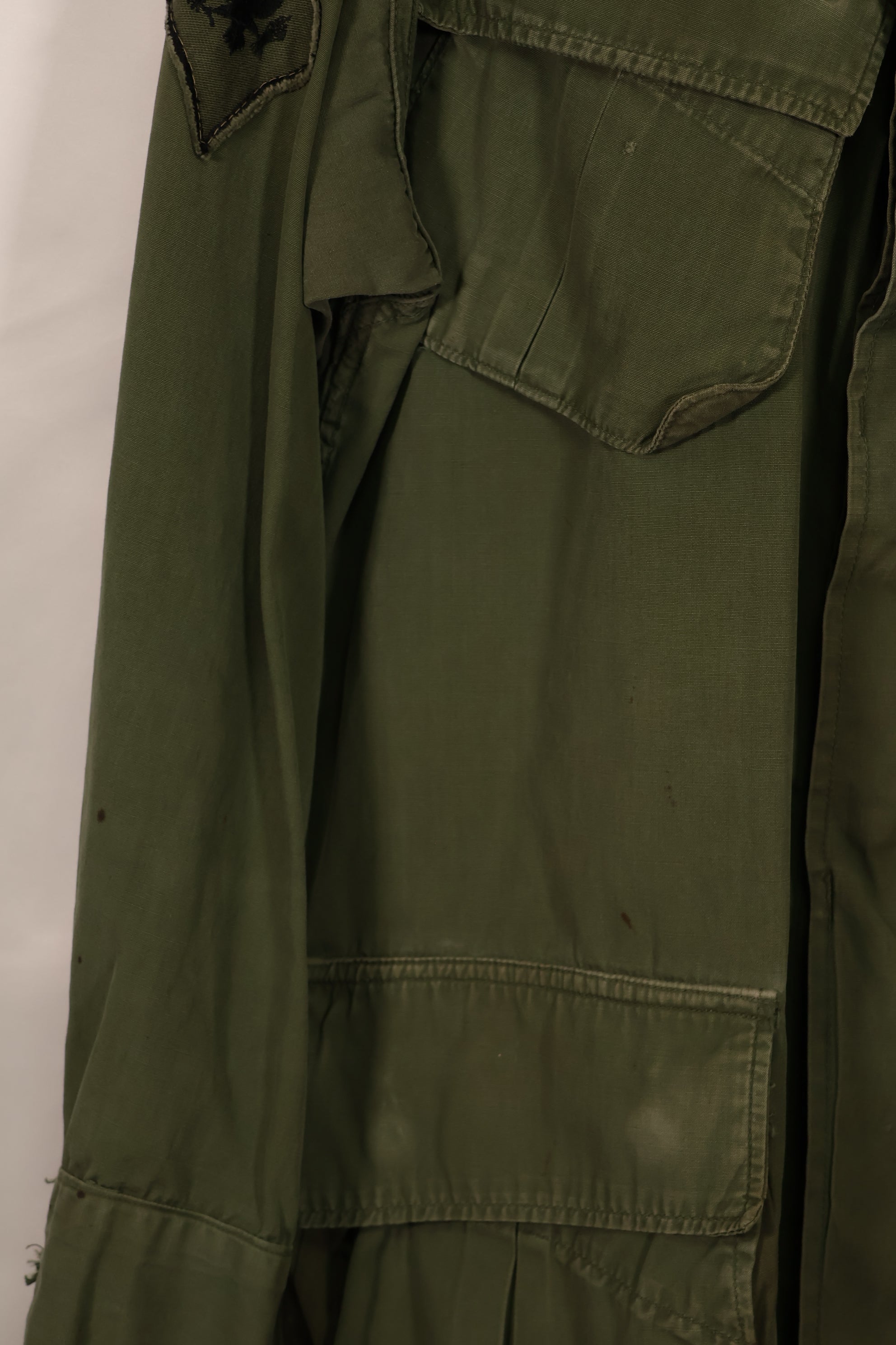 実物　1966年〜1967年製　3rd Model ジャングルファティーグ　M-R　25th Inf パッチ付き　中古品