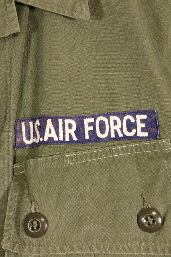 1963 Contract, S-R, U.S. Air Force, Officer, 1st Model Jungle Fatigue Jacket, Modified, Used