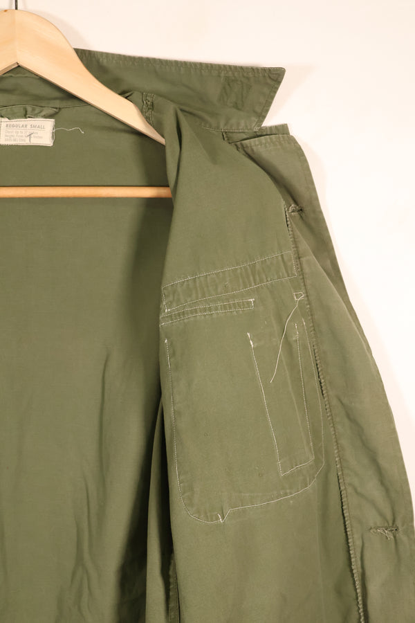 1963 Contract, S-R, U.S. Air Force, Officer, 1st Model Jungle Fatigue Jacket, Modified, Used