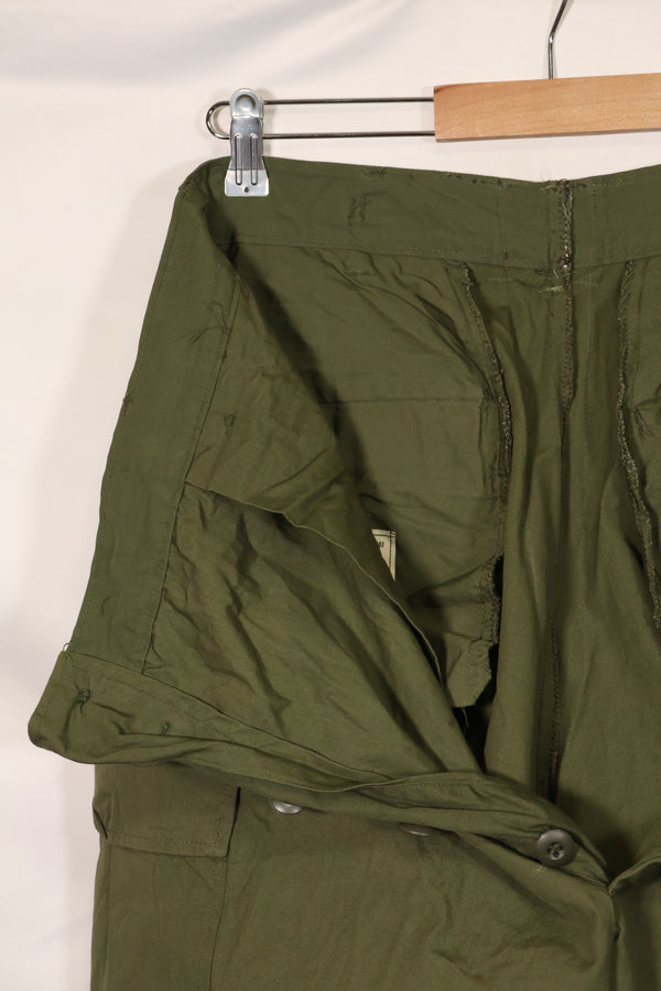 1967 年全新库存第三代非防撕裂丛林迷彩裤（无尺码标签）