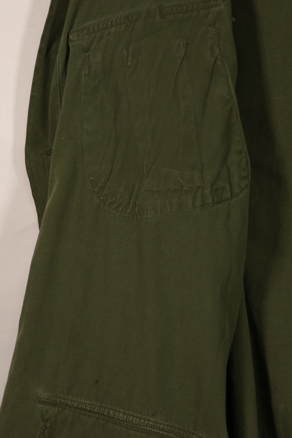 実物　1966年〜1967年製　3rd Model ジャングルファティーグ　M-R　25th Inf パッチ付き　中古品