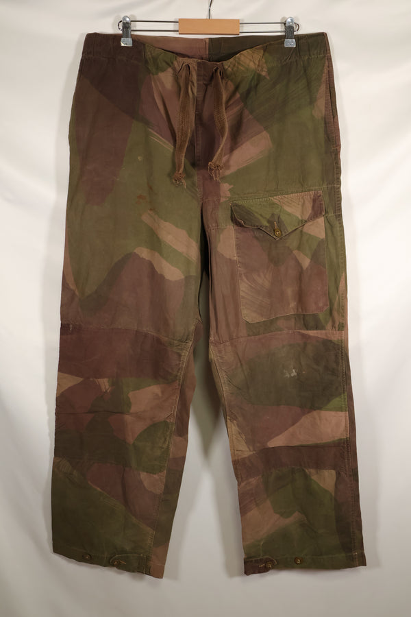 実物　イギリス軍　SAS トラウザーズ　WINDPROOF 迷彩パンツ　サイズ No.3　 中古品