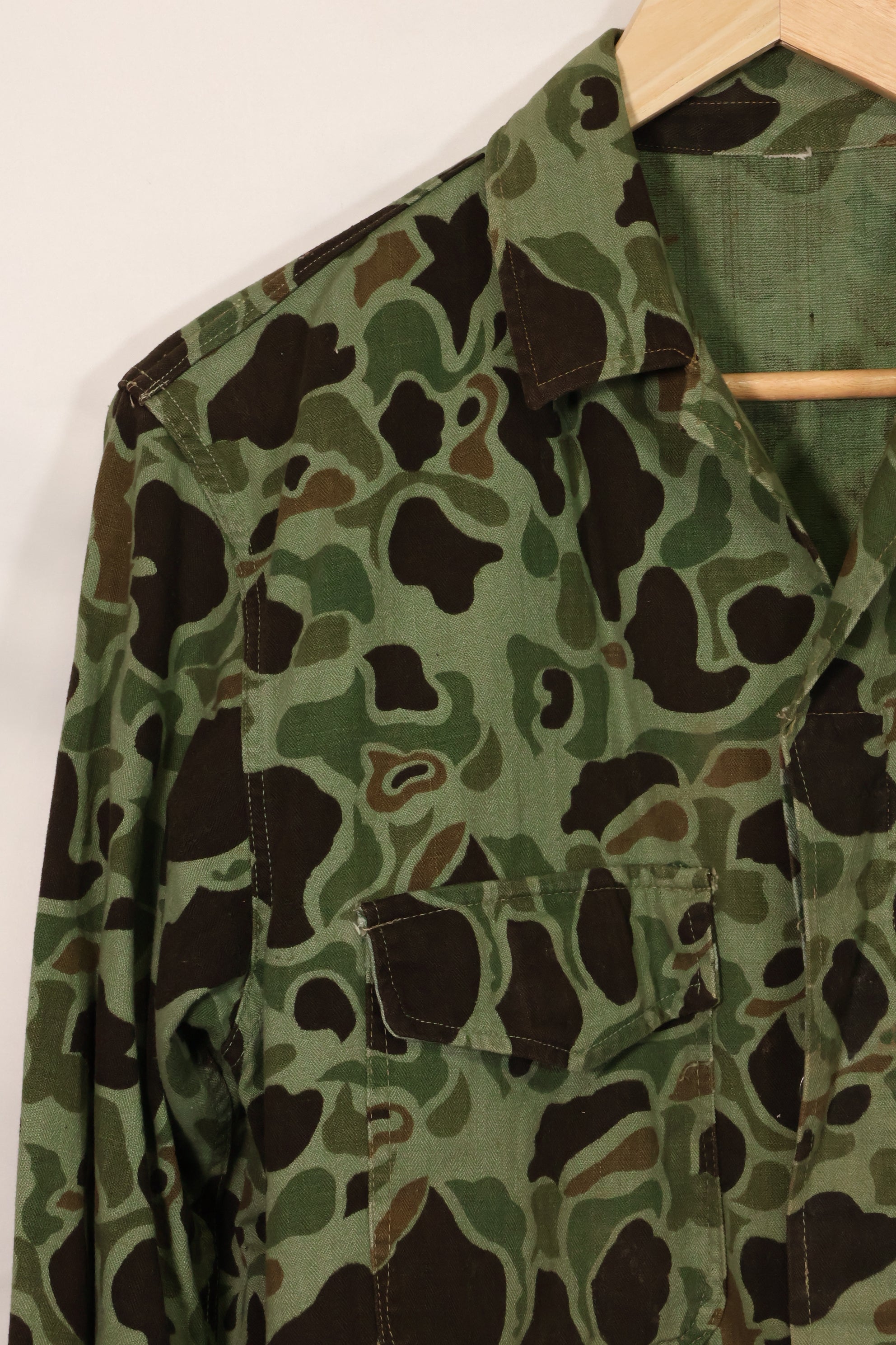 1960年代　韓国軍　フロッグスキン迷彩　戦闘服 A