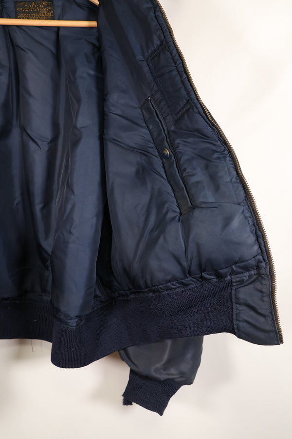 1950s, Size 42, U.S. Air Force B-15C Flight Jacket, Zipper Replaced, Used
