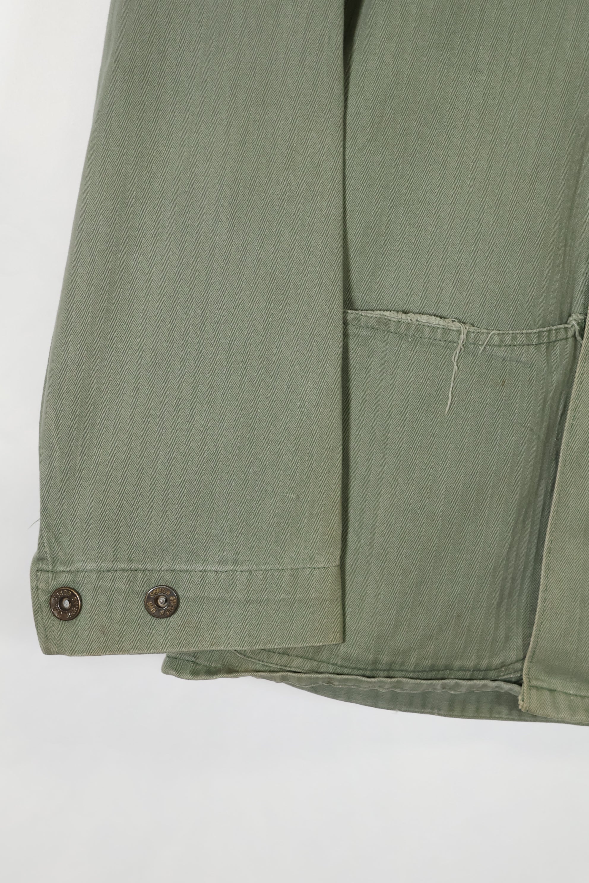 1940年代　アメリカ海兵隊　USMC　P-41 HBT ユーティリティユニフォーム　ジャケット　中古品　C