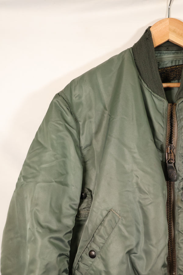 1950s LARGE U.S. Air Force Early Model MA-1 Flight Jacket, Intermediate, Used