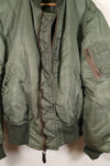 1950s LARGE U.S. Air Force Early Model MA-1 Flight Jacket, Intermediate, Used